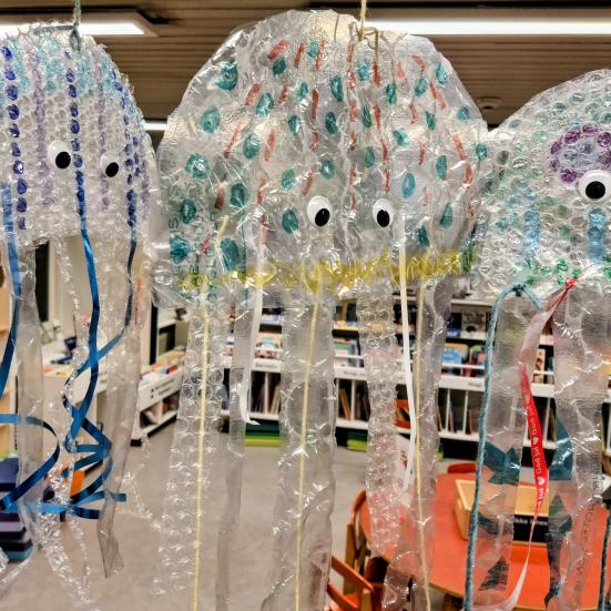 Gopler lavet af genbrugsplastik